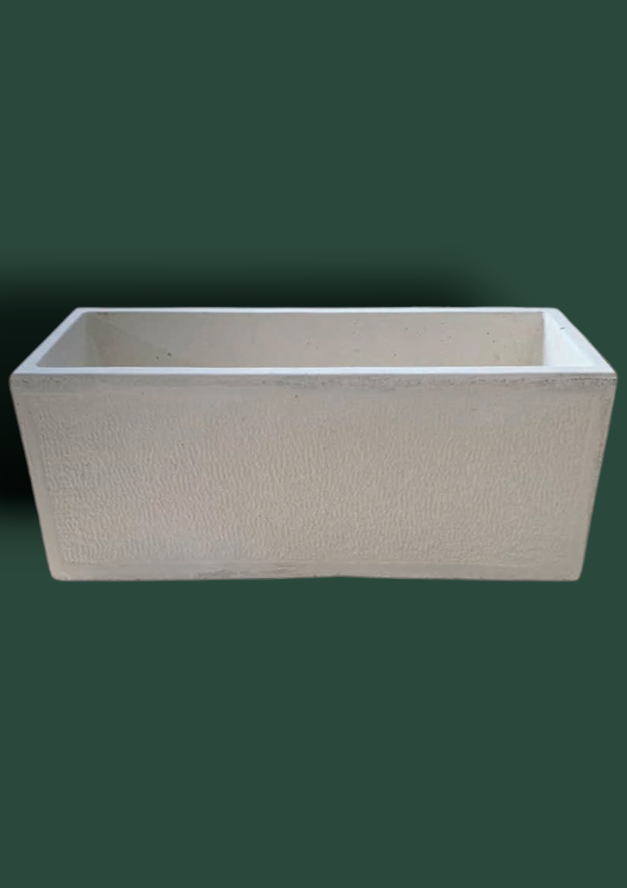 Cassetta Bucciardata in cemento da giardino 90cm