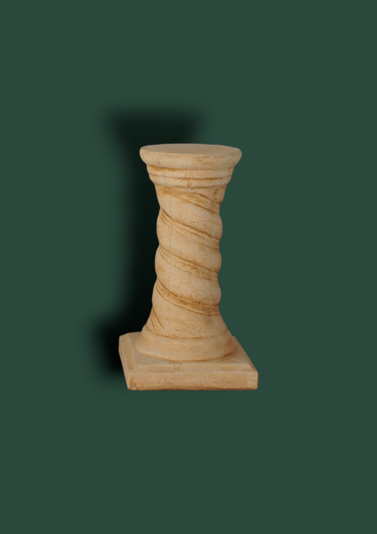 Colonna Torcigliata in cemento da giardino 64cm