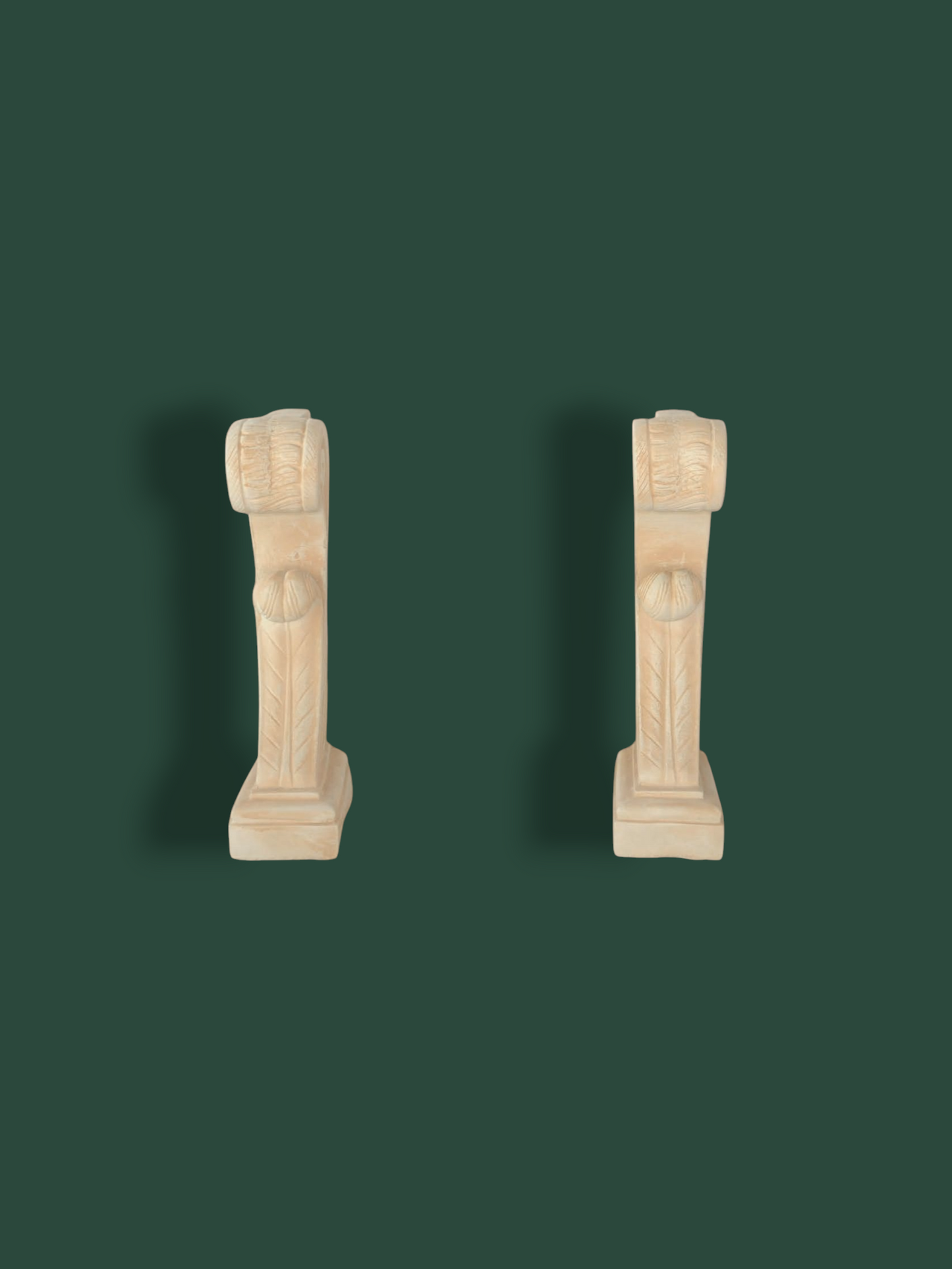 Consol Liberty in cemento – supporto decorativo per piano tavolo 80 cm