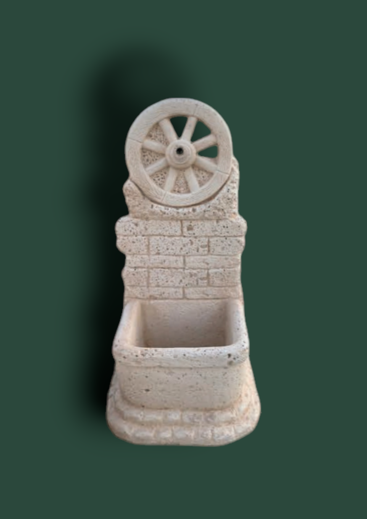 Fontana Carro in cemento da giardino
