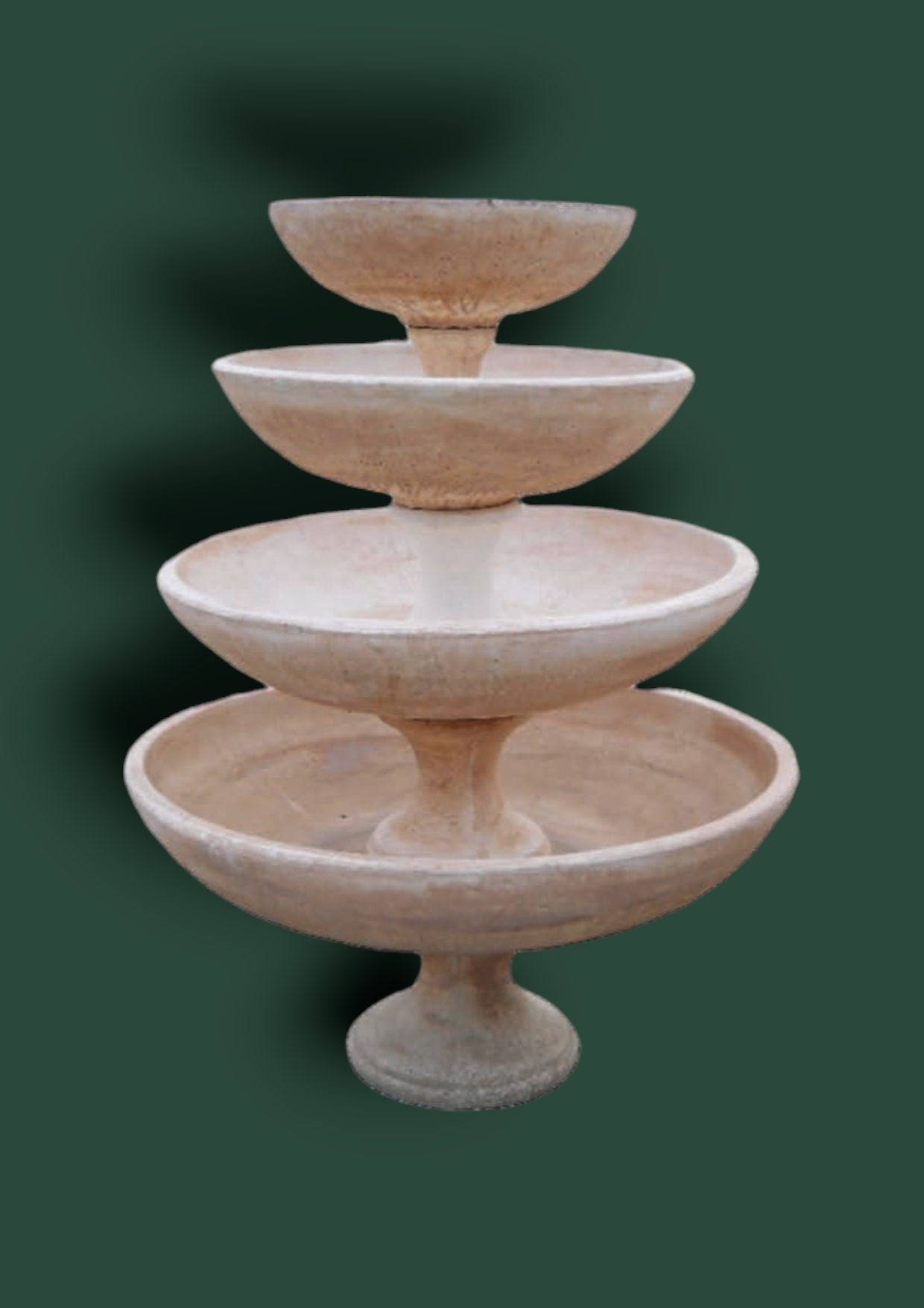 Fontana Pompei a vasche in cemento da giardino 180cm