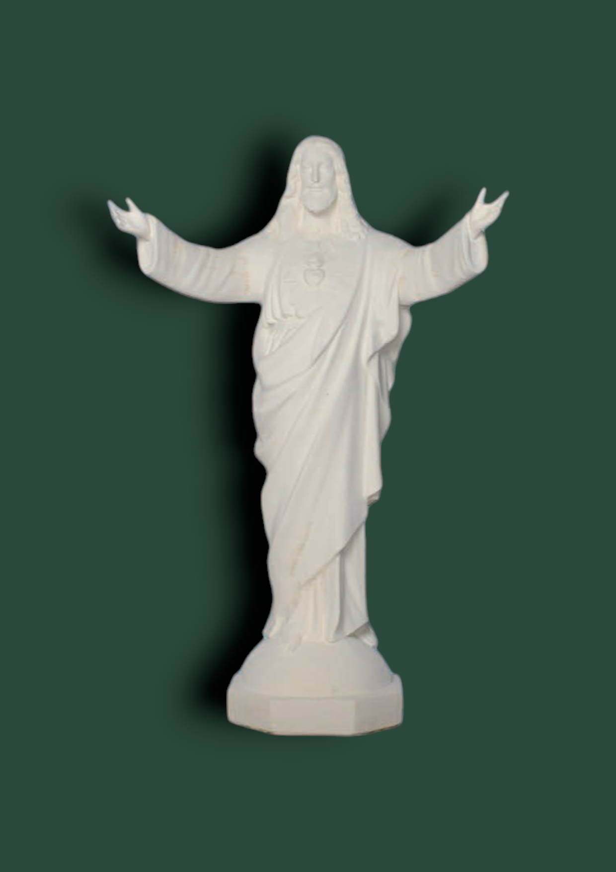 Statua Sacra Gesù in cemento 130 cm