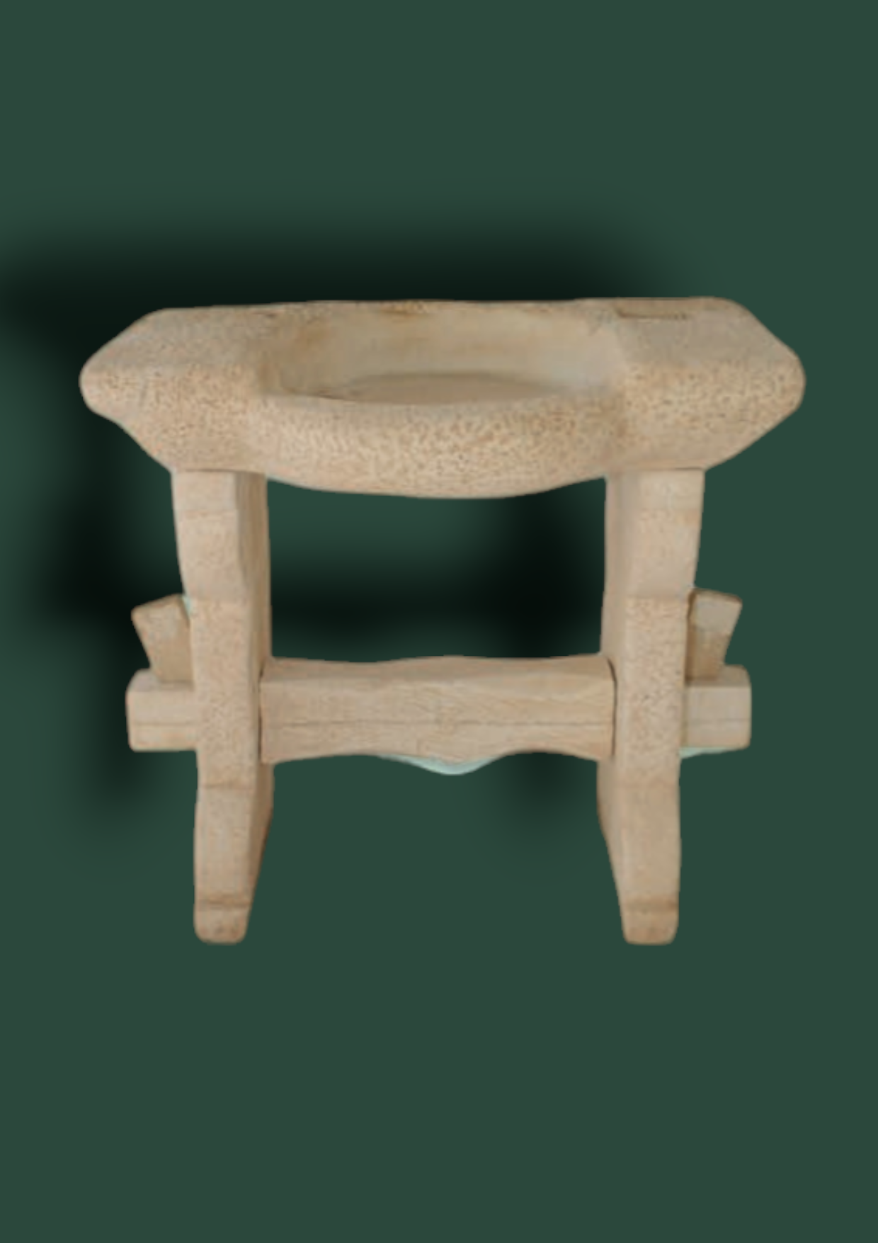 Lavabo in cemento da giardino 85cm