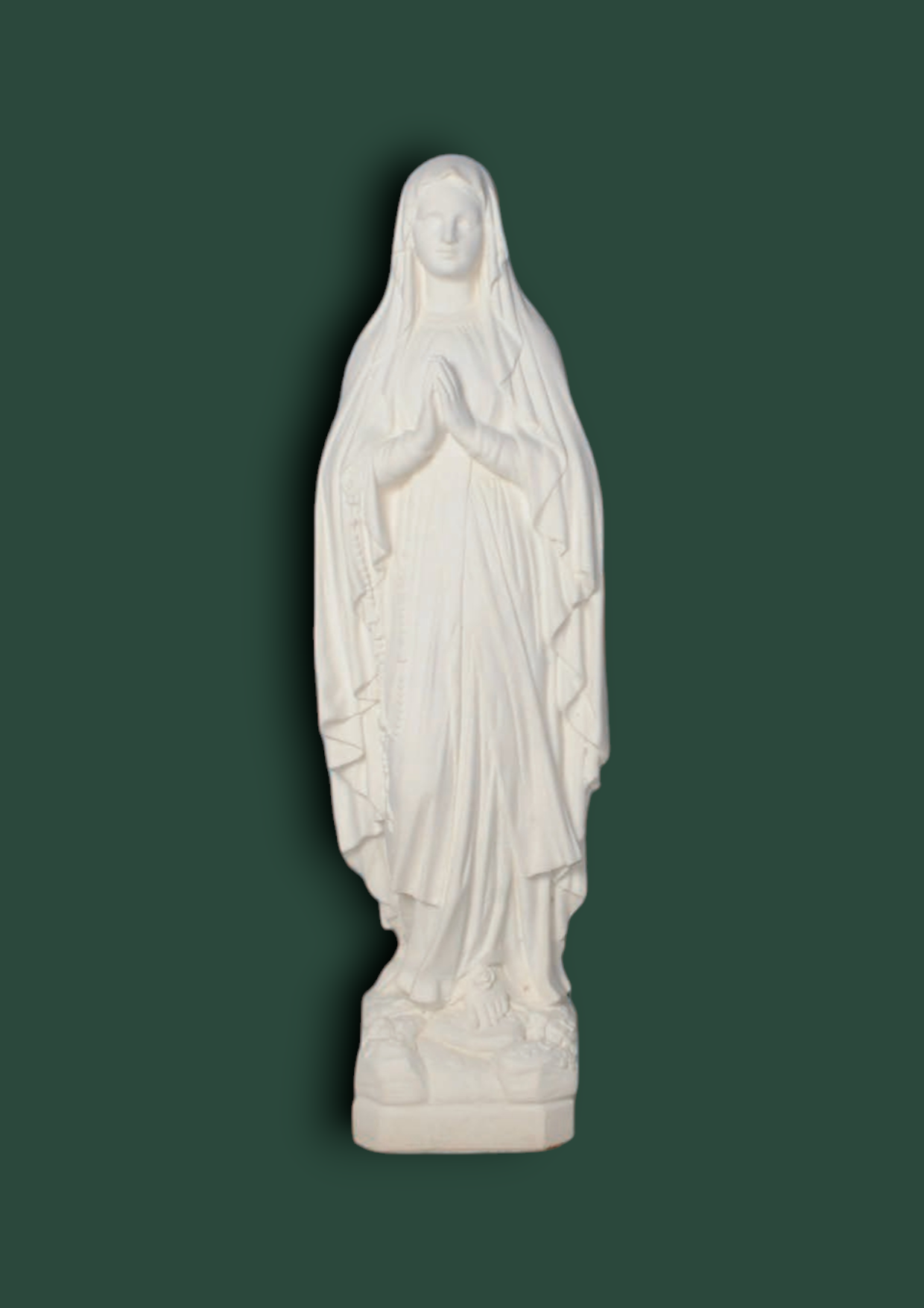 Statua Sacra Madonna Lourdes in cemento 128 cm