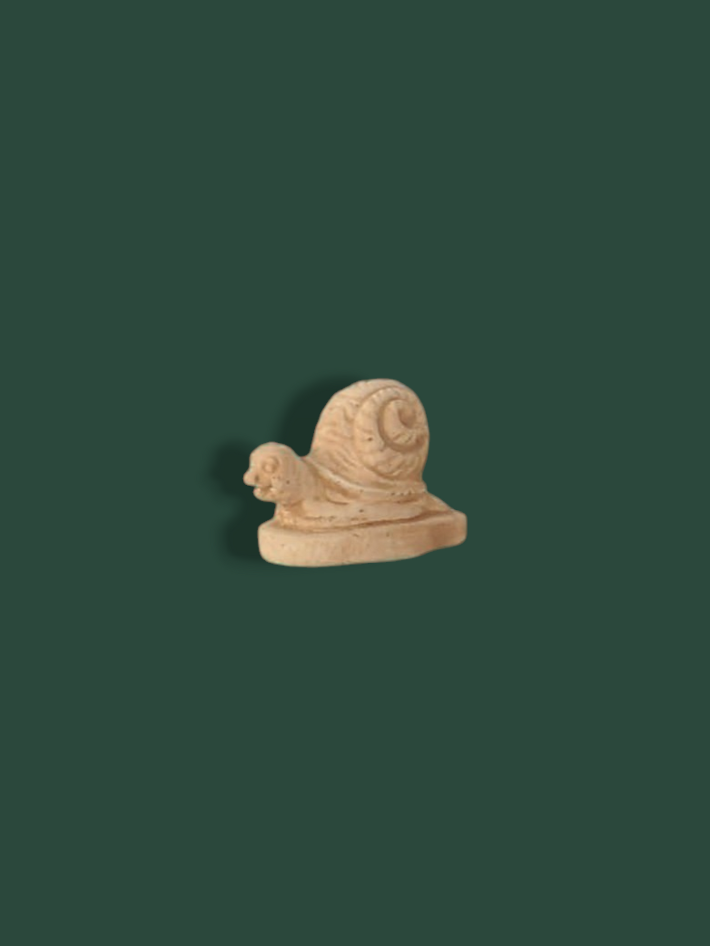 Statua Lumaca piccola in cemento 20 cm