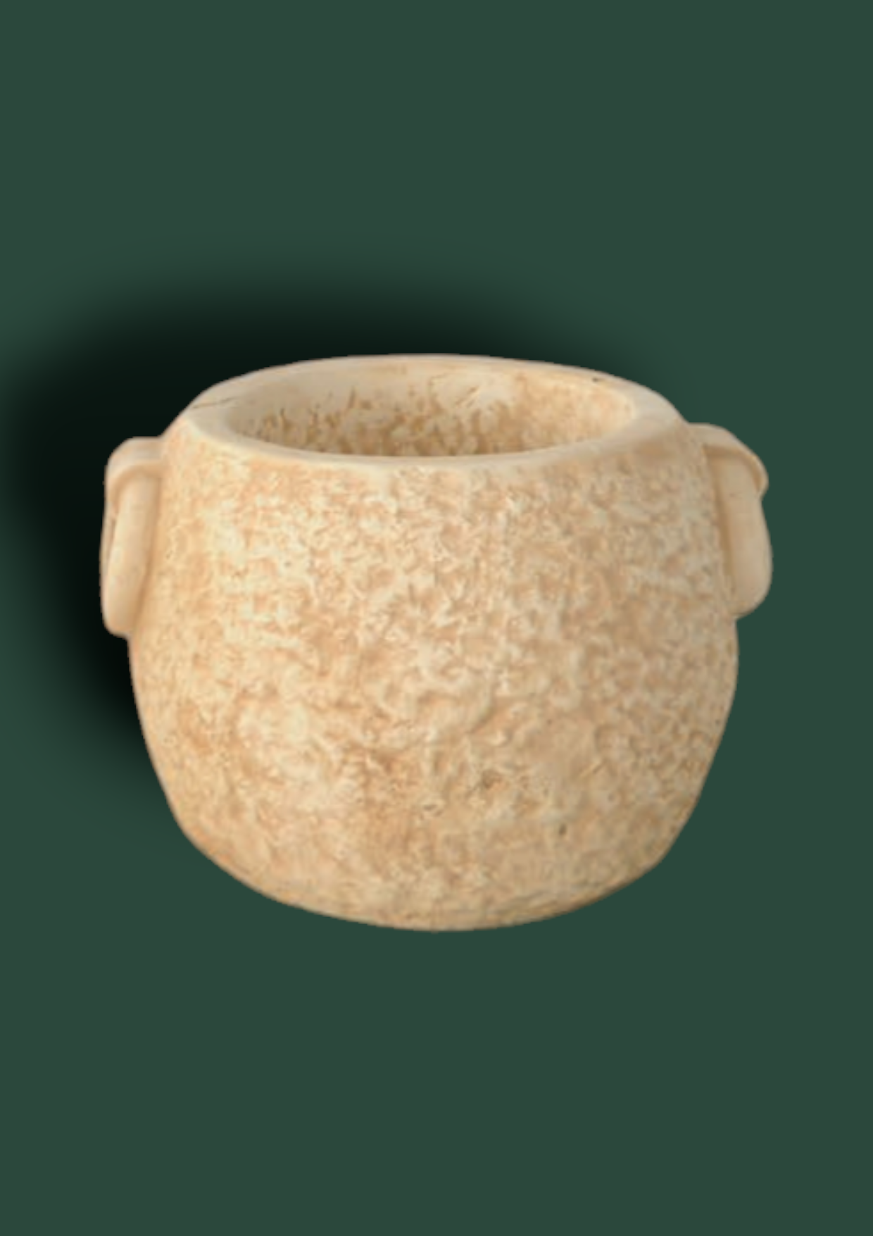 Vaso Mortaio 2 anelli in cemento da giardino 50cm