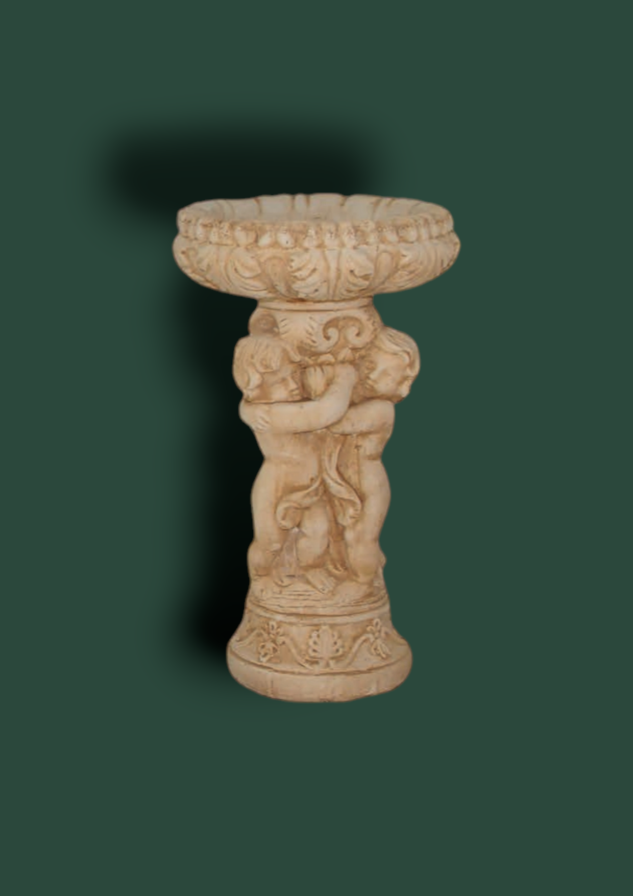Putto Brenta in cemento da giardino 62cm
