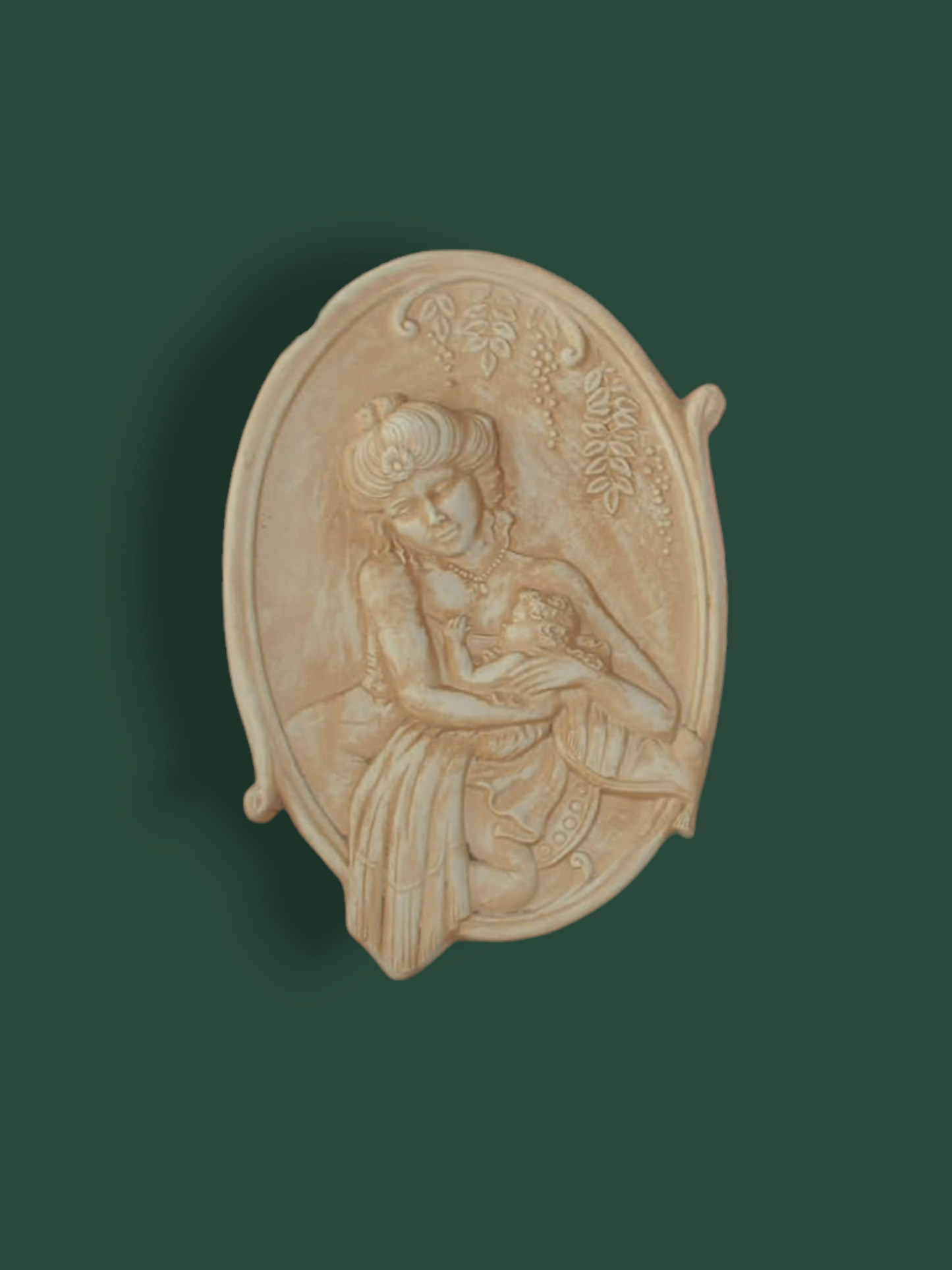 Bassorilievo maternità decorativo in cemento