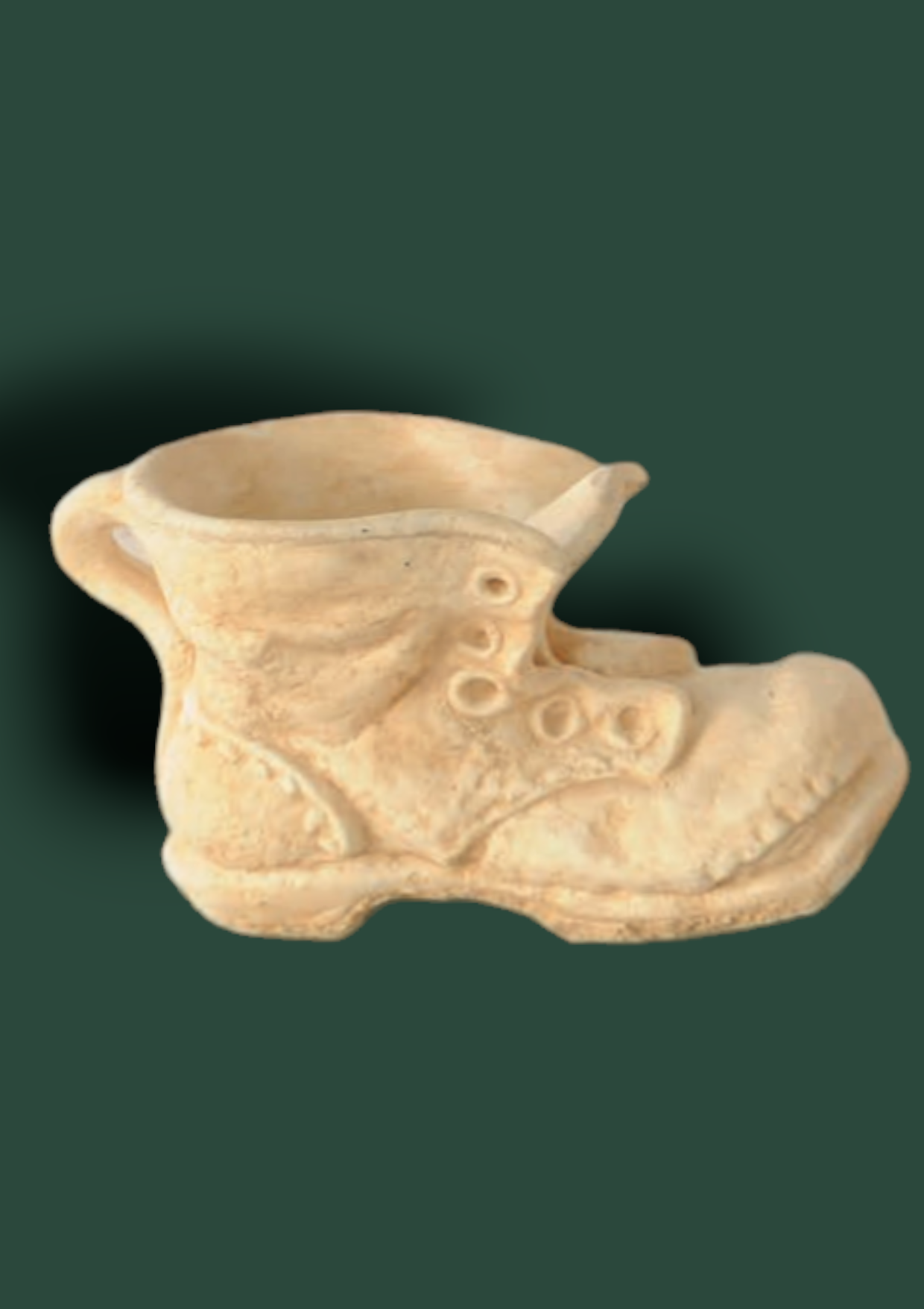 Vaso Scarpa grande in cemento da giardino 37cm