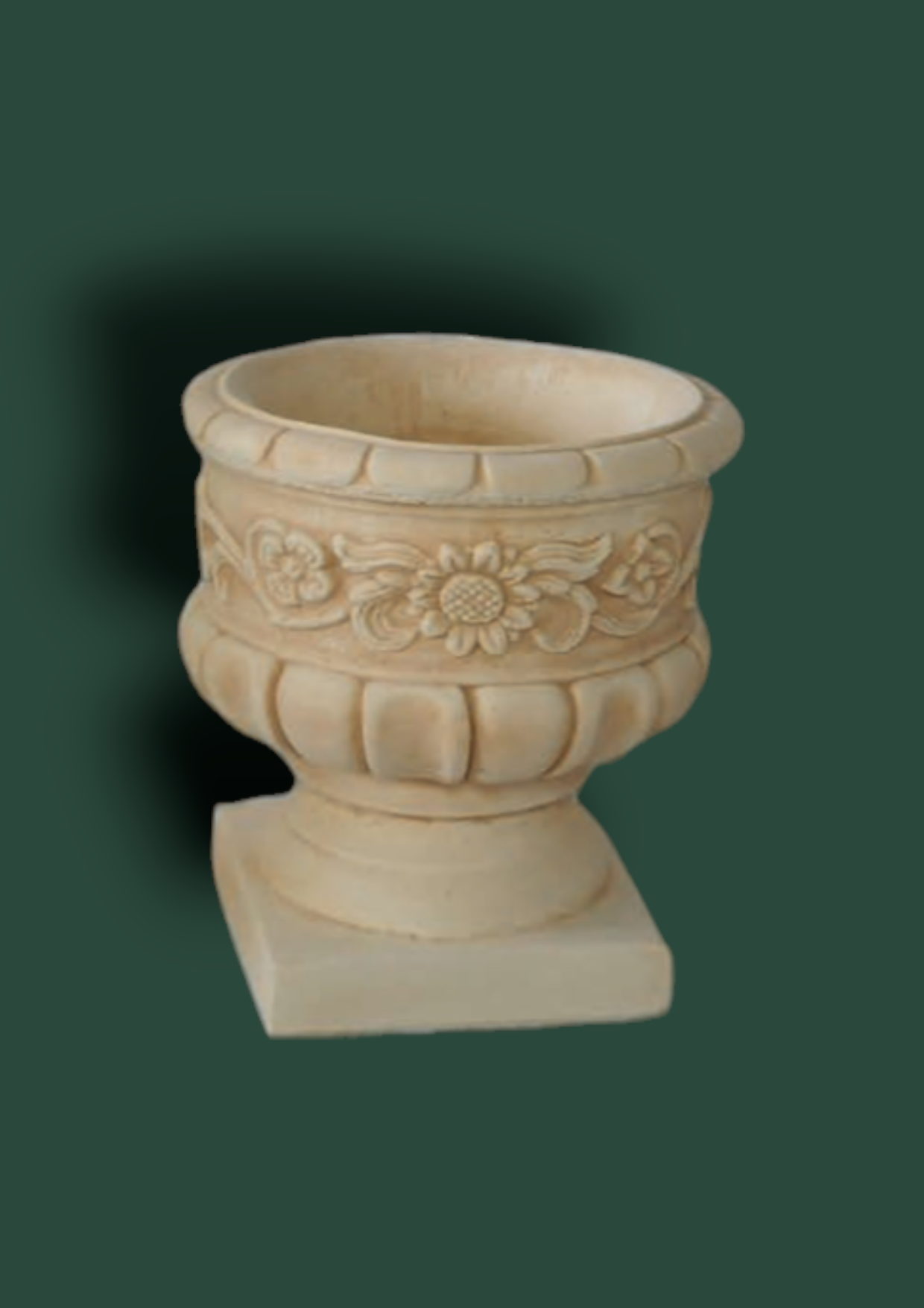 Vaso Grimson in cemento da giardino 40cm