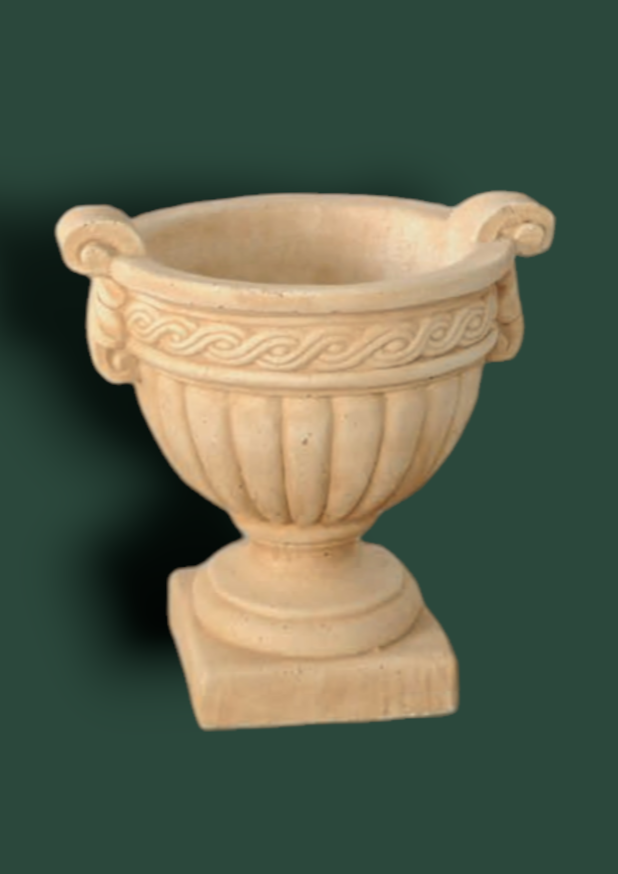 Vaso Teucro in cemento da giardino 45cm