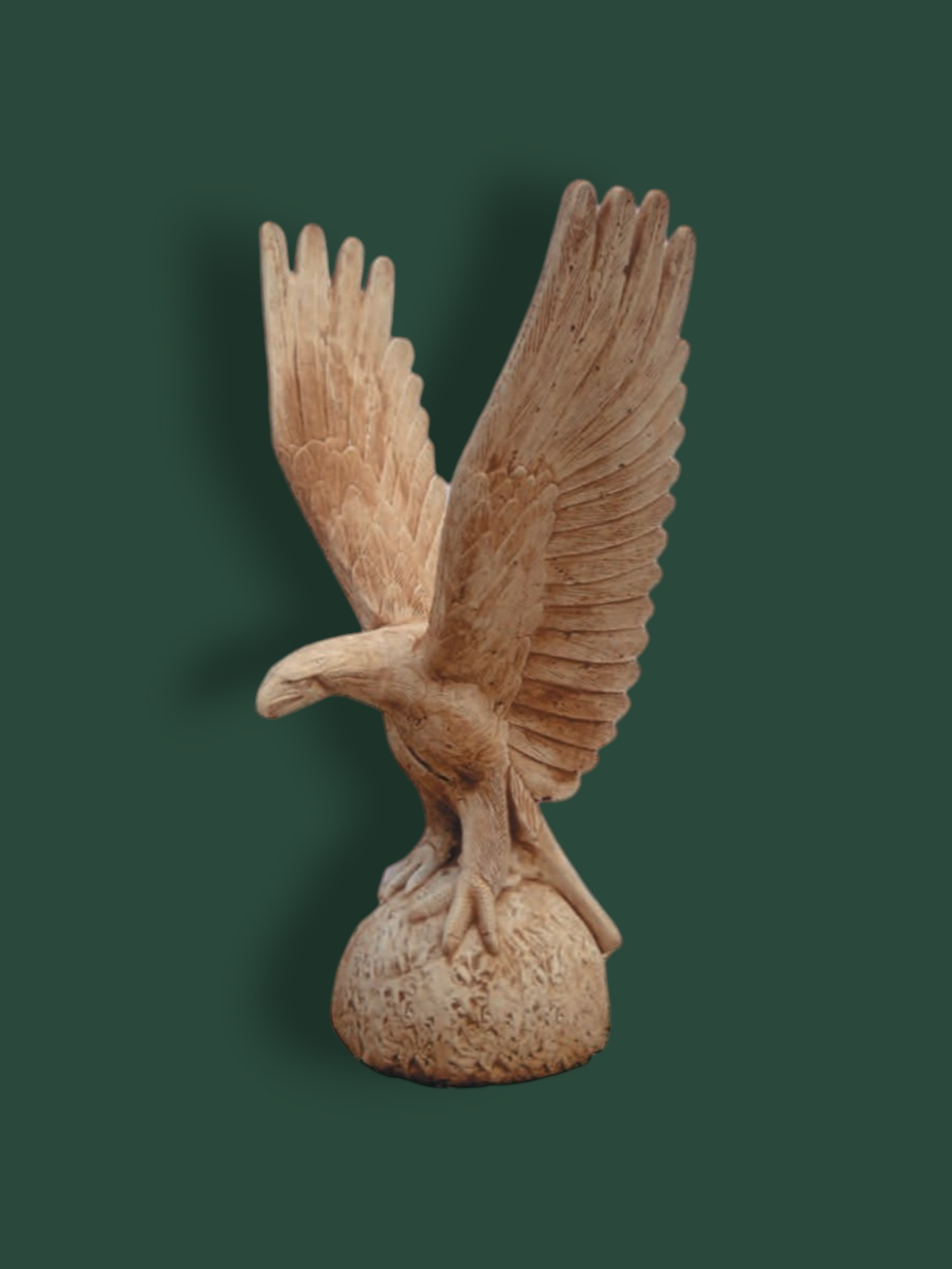 Statua Aquila in volo in cemento 145 cm