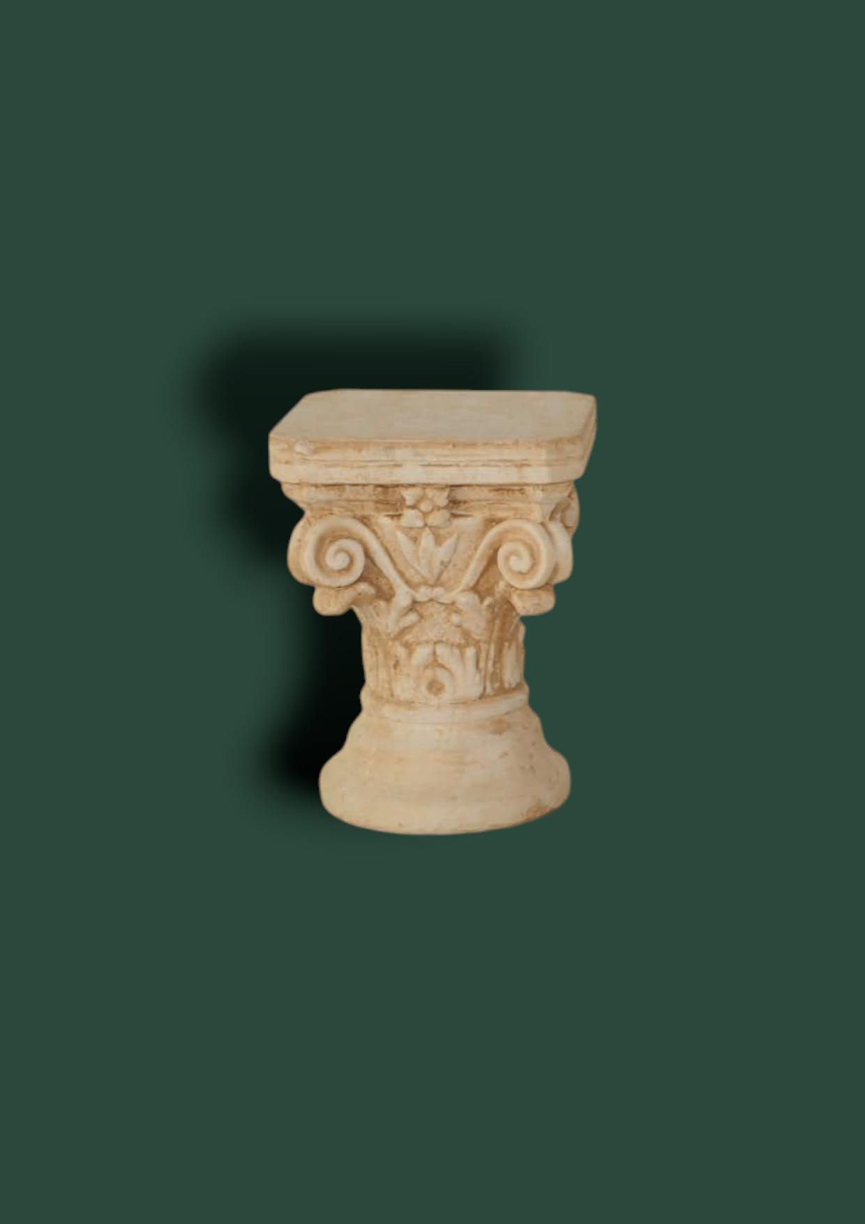 Colonna Capitello Lambro in cemento da giardino 40cm