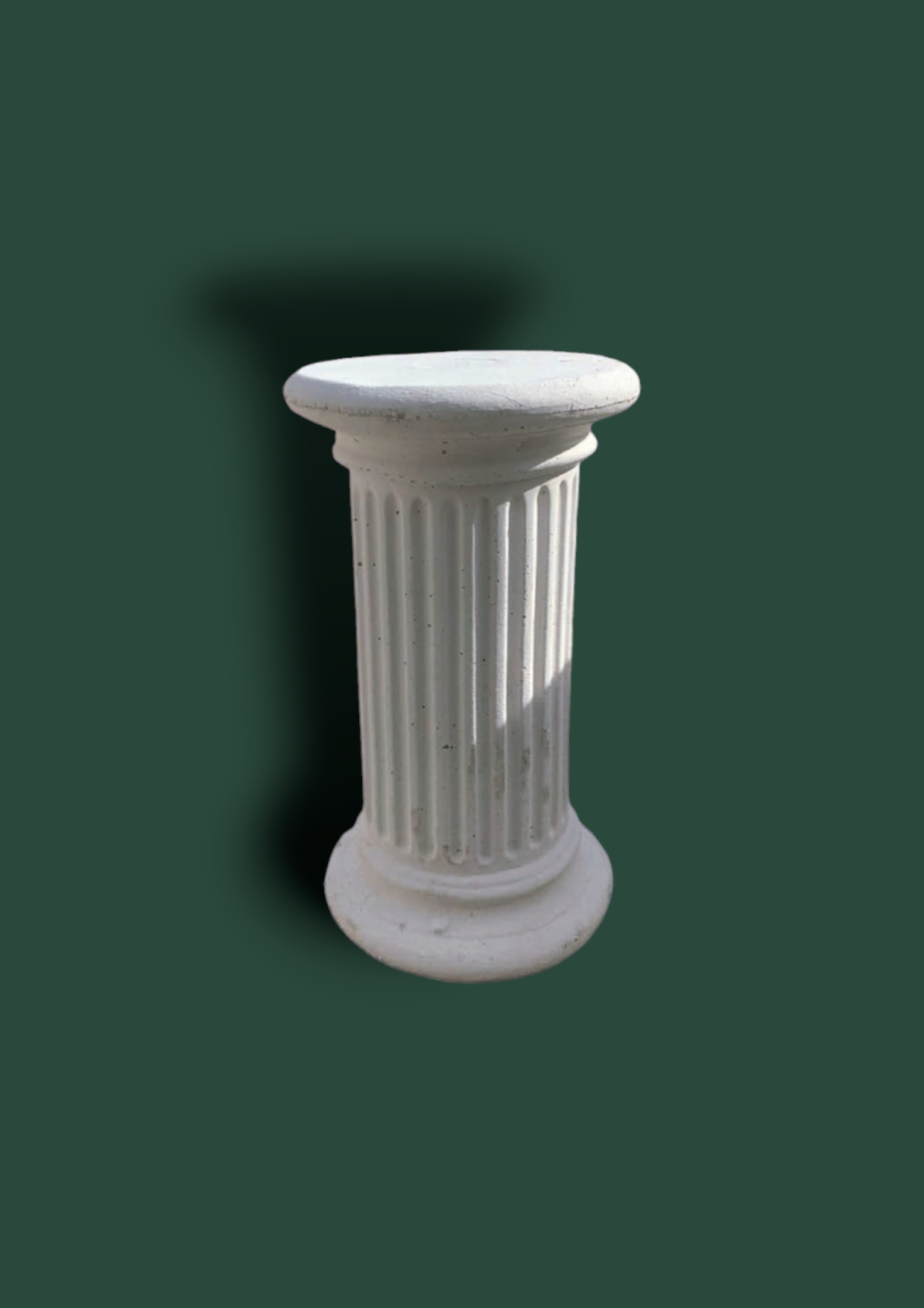 Colonna Tonda in cemento da giardino