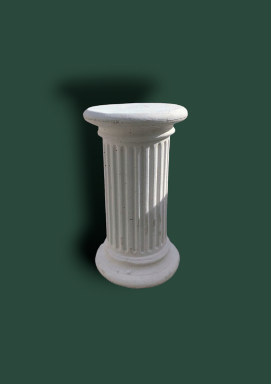 Colonna Tonda in cemento da giardino