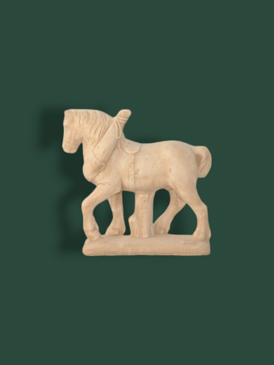 Statua Cavallo a galoppo in cemento 45 cm