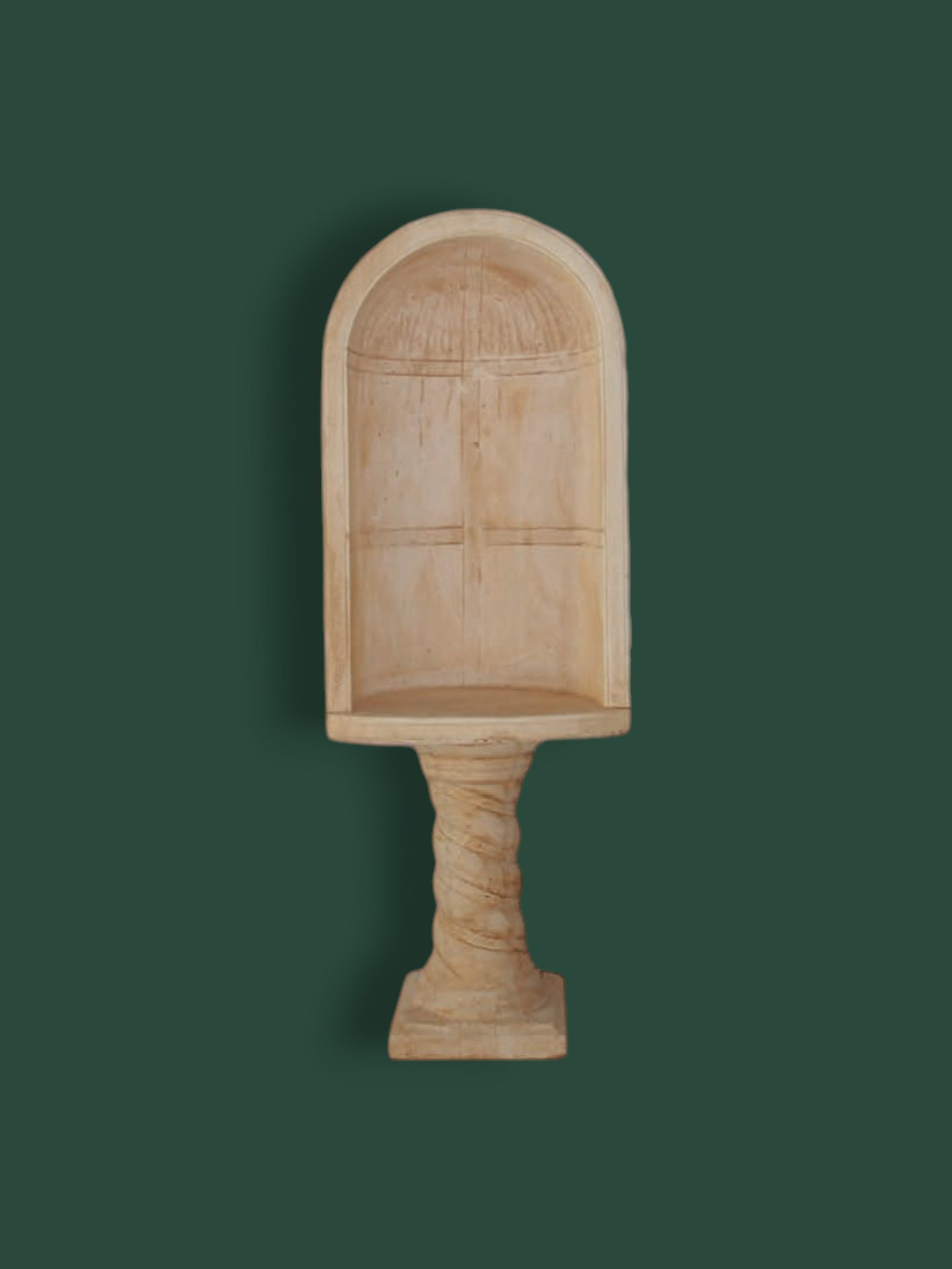 Cupola con colonna 1 in cemento 164 cm– nicchia decorativa da giardino
