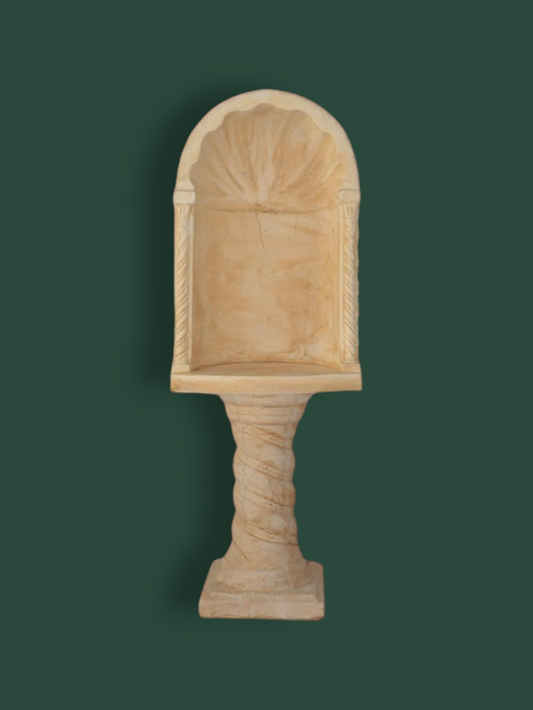 Cupola con colonna 2 in cemento 148 cm– nicchia decorativa da giardino