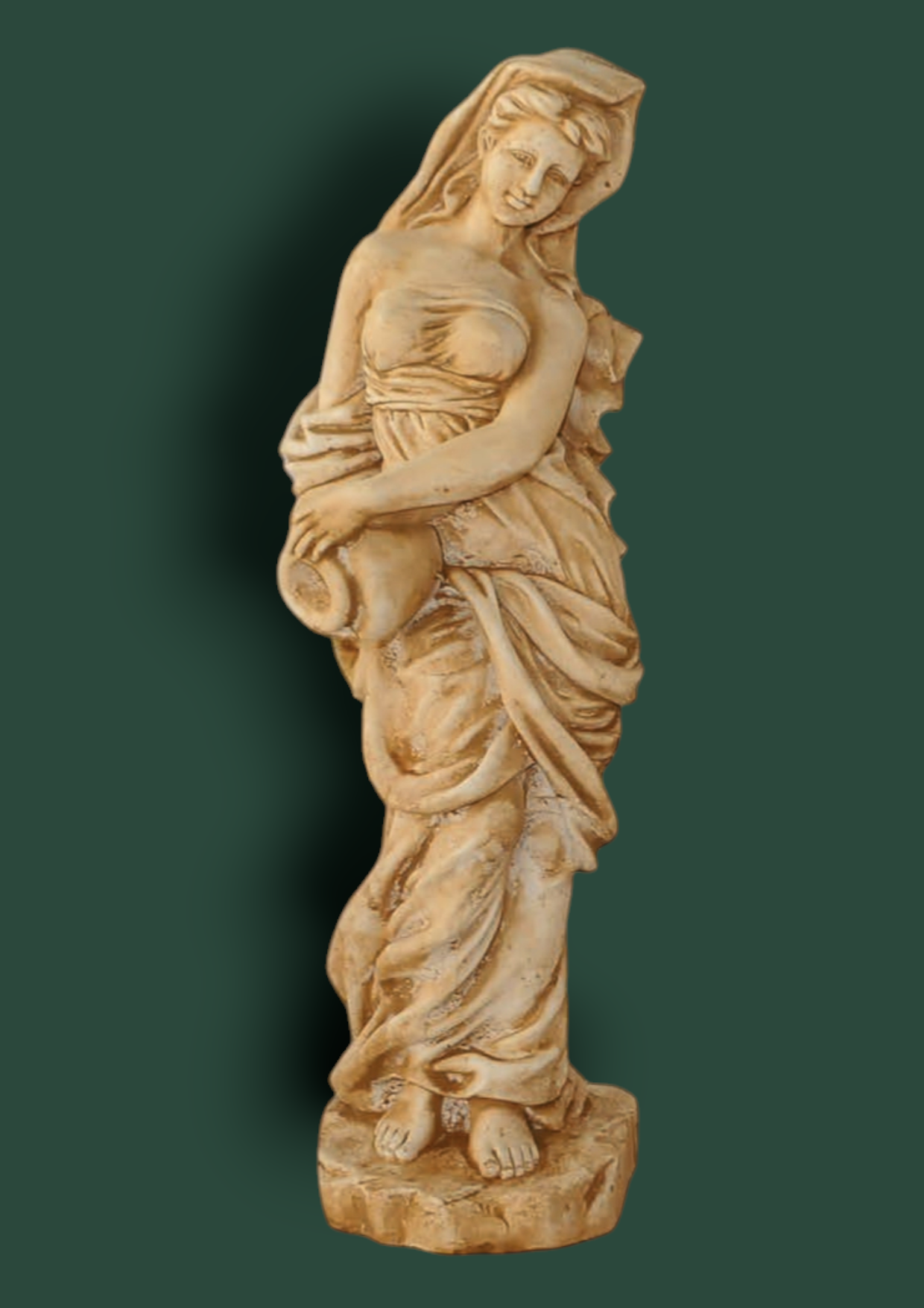Statua Flaminia in cemento da giardino 80cm