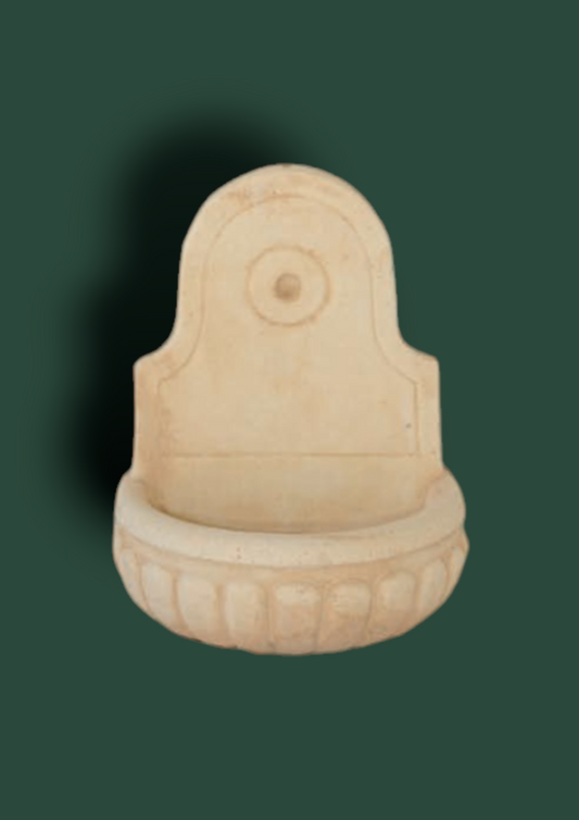 Fontana Gyda a parete in cemento da giardino 45cm
