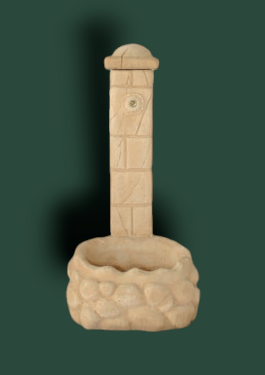 Fontana Lisa in cemento da giardino 93cm