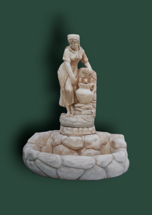 Fontana Melissa in cemento da giardino 130cm