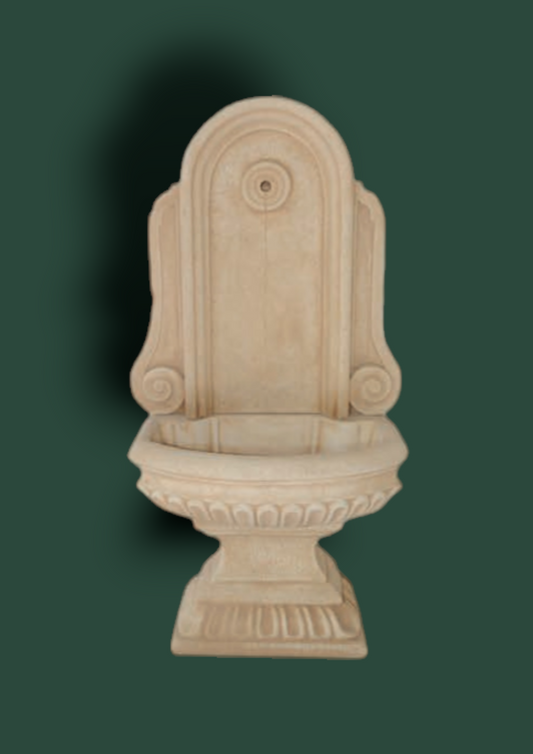 Fontana Merlata in cemento da giardino 146cm