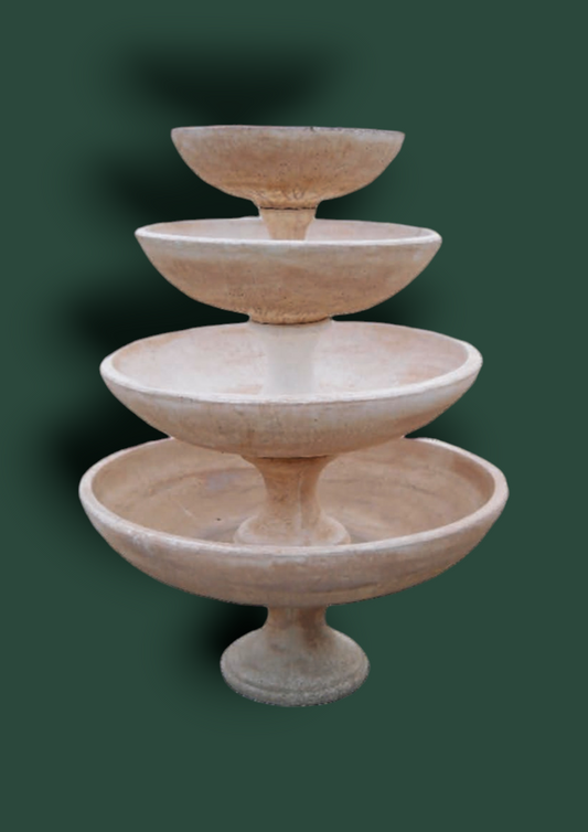 Fontana Pompei a vasche in cemento da giardino 180cm