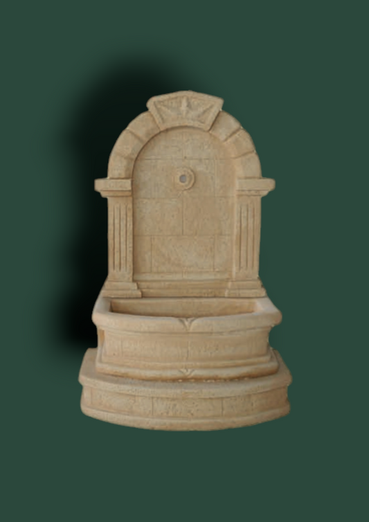 Fontana Spagnola 2 in cemento da giardino 120cm