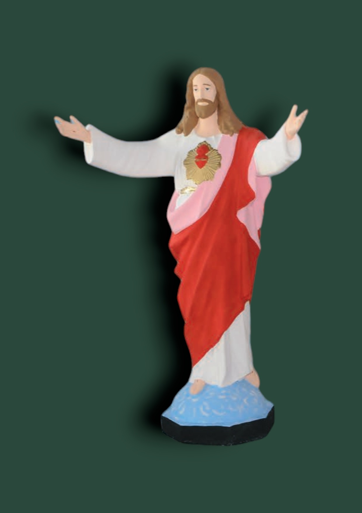 Statua Sacra Gesù in cemento 130 cm