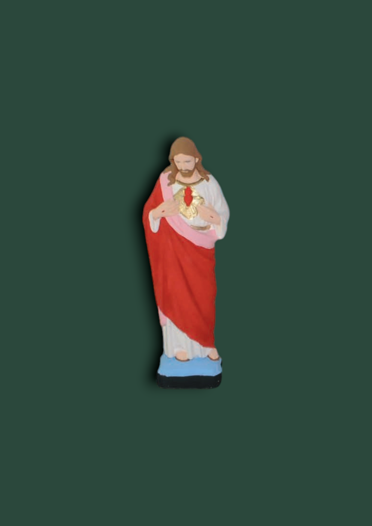 Statua Sacra Gesù in cemento 40 cm