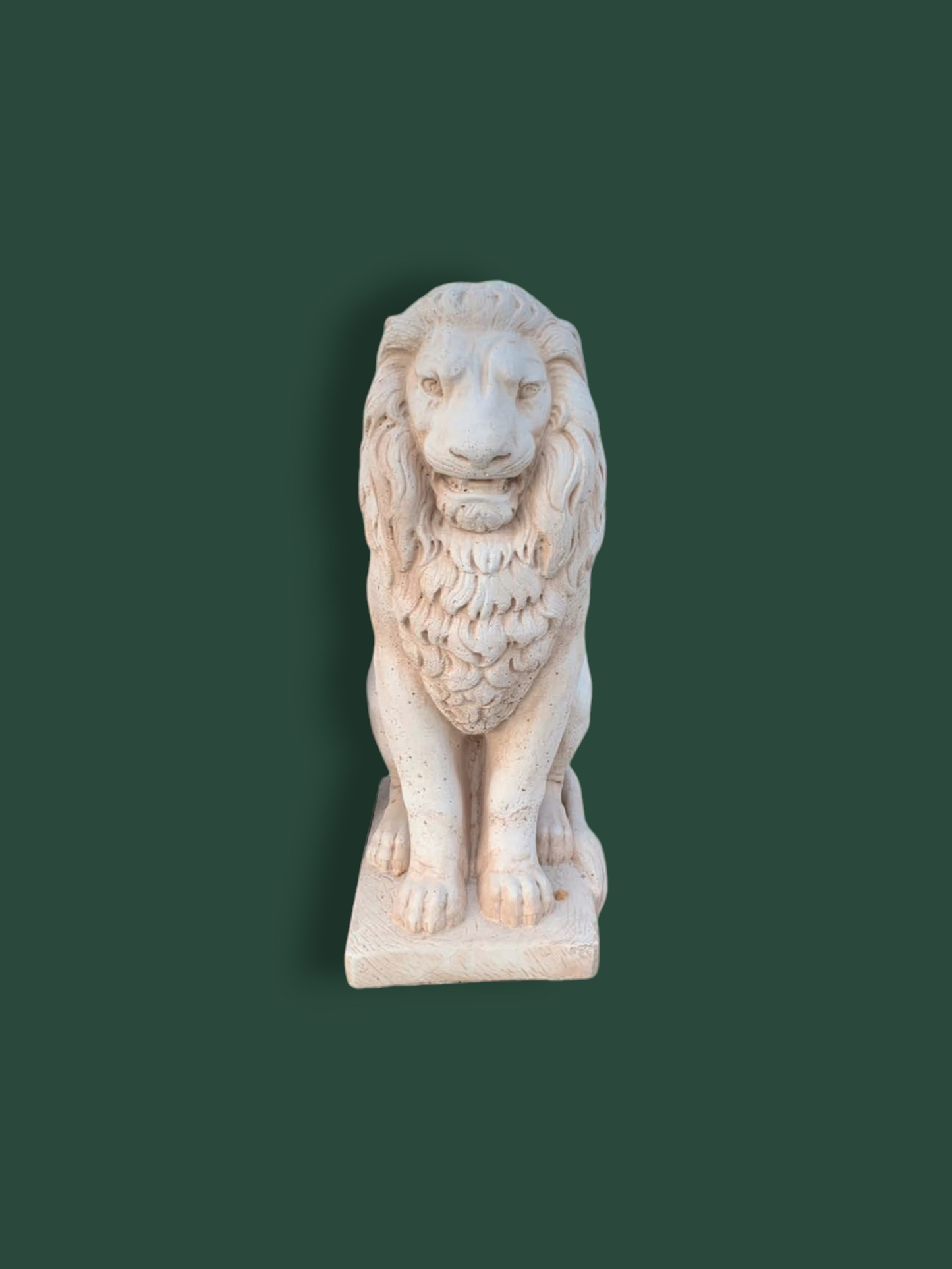 Statua Leone Dritto in cemento 80 cm
