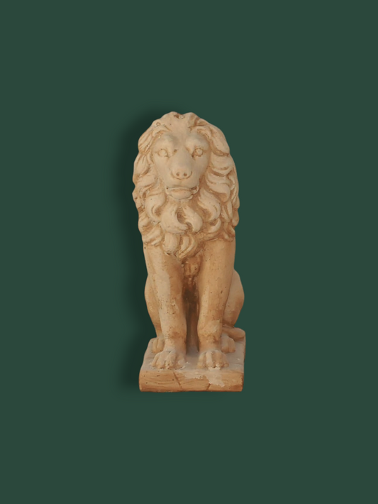 Statua Leone Faro in cemento 56 cm