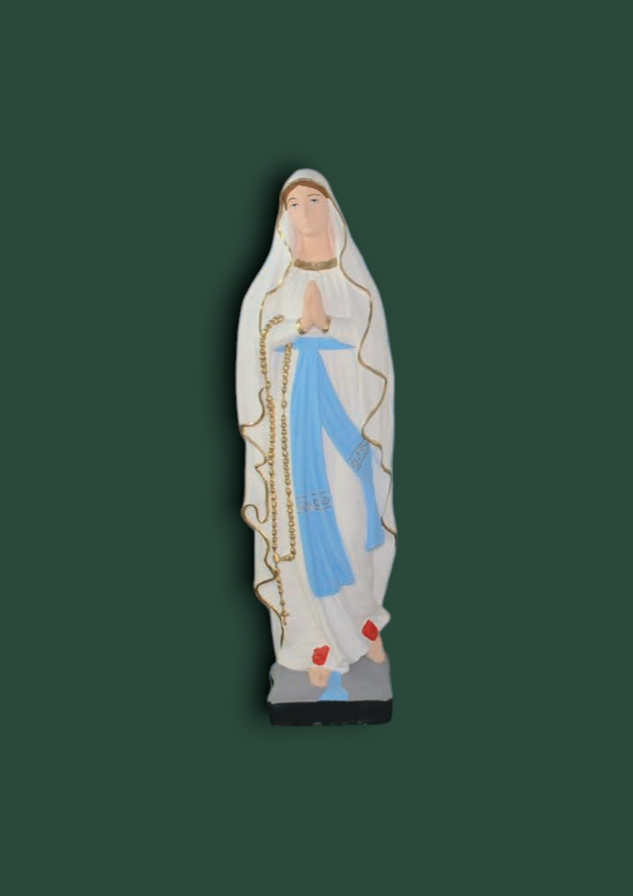 Statua Sacra Madonna Lourdes in cemento 80 cm
