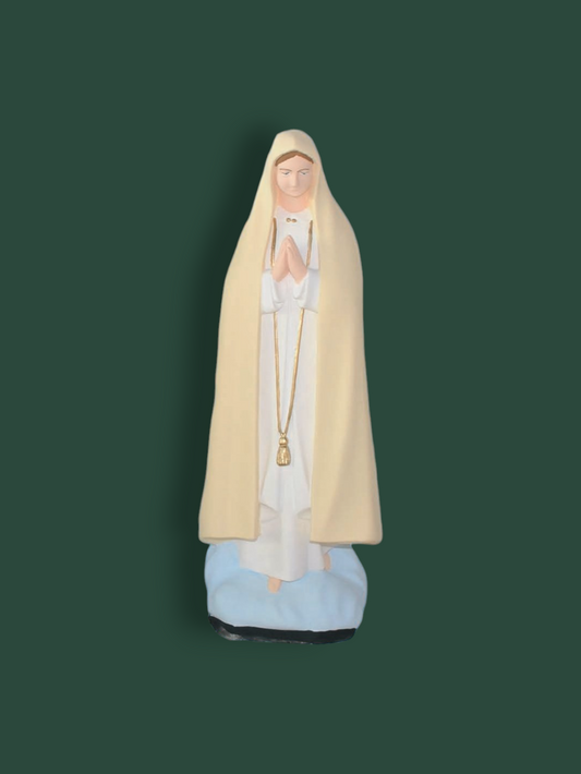Statua Madonna di Fatima in cemento 85 cm