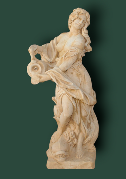 Statua Ninfa in cemento da giardino 140cm