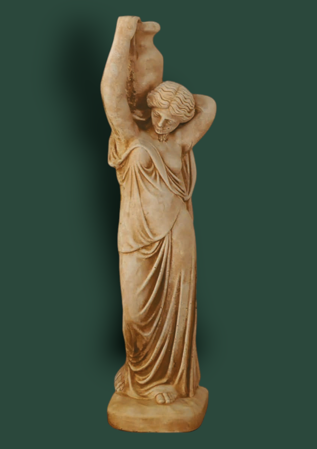Statua Portatrice in cemento da giardino 93cm