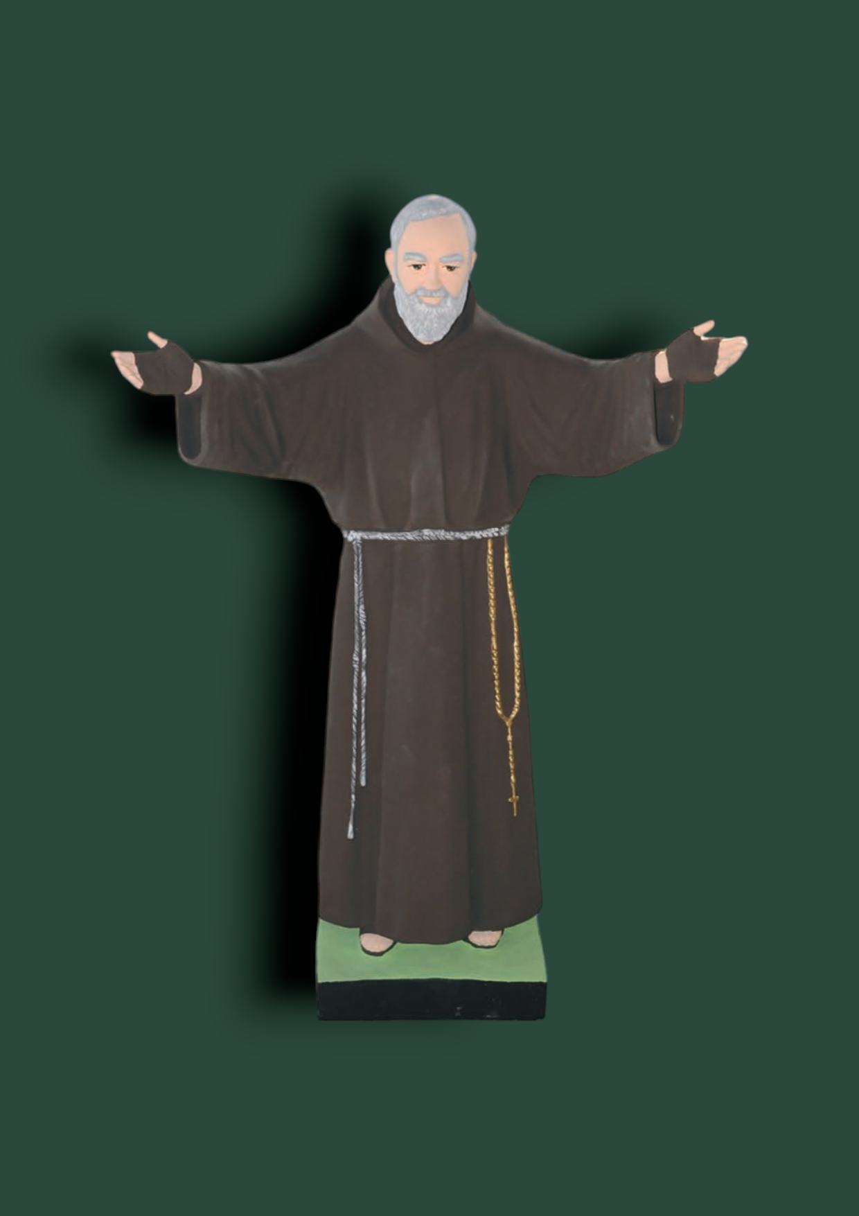 Statua Sacra San Pio in cemento 180 cm