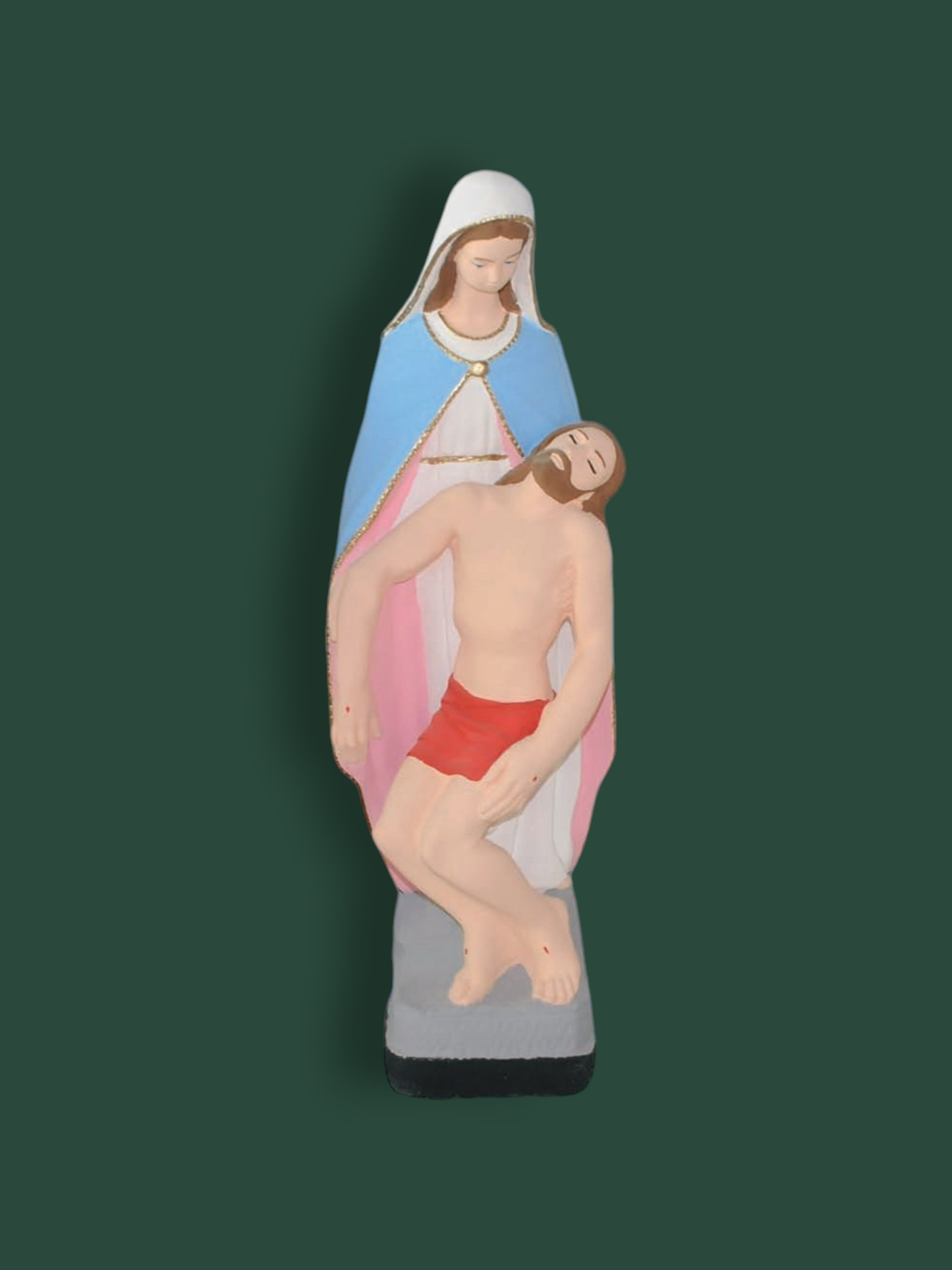 Statua Sacra Pietà in cemento 92 cm