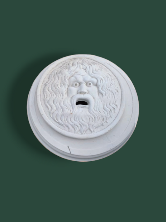 Bocca della Verità decorativa in cemento da parete