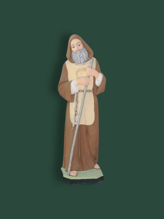 Statua Sacra San Francesco di Paola in cemento 82 cm