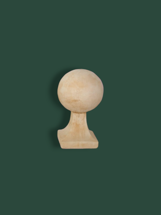 Sfera 3 decorativa in cemento per giardino con base- 42 cm
