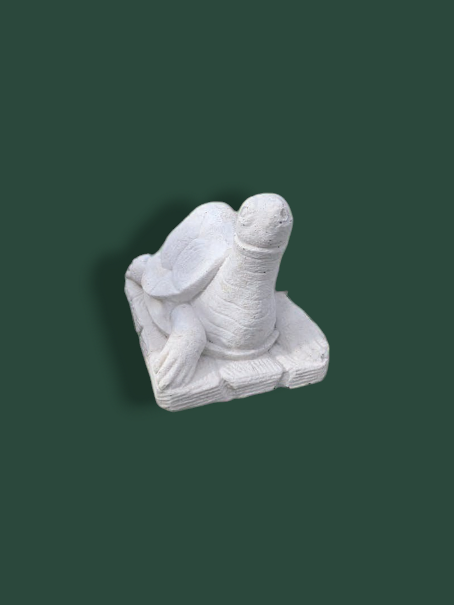 Statua Tartaruga collo alto in cemento