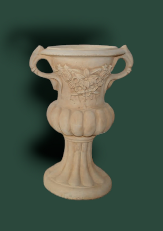 Vaso Calabro in cemento da giardino 93cm