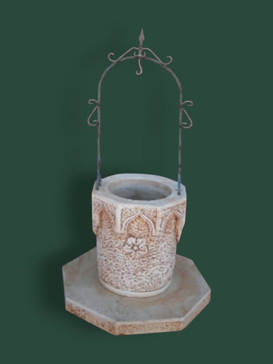 Pozzo Piccolo Fiore decorativo in cemento- 180 cm